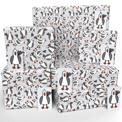 Children’s Vegan Wrapping Paper 100% Recycled - African Safari