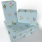 Vegan 100% Recycled Gift Wrap - Green Ditsy