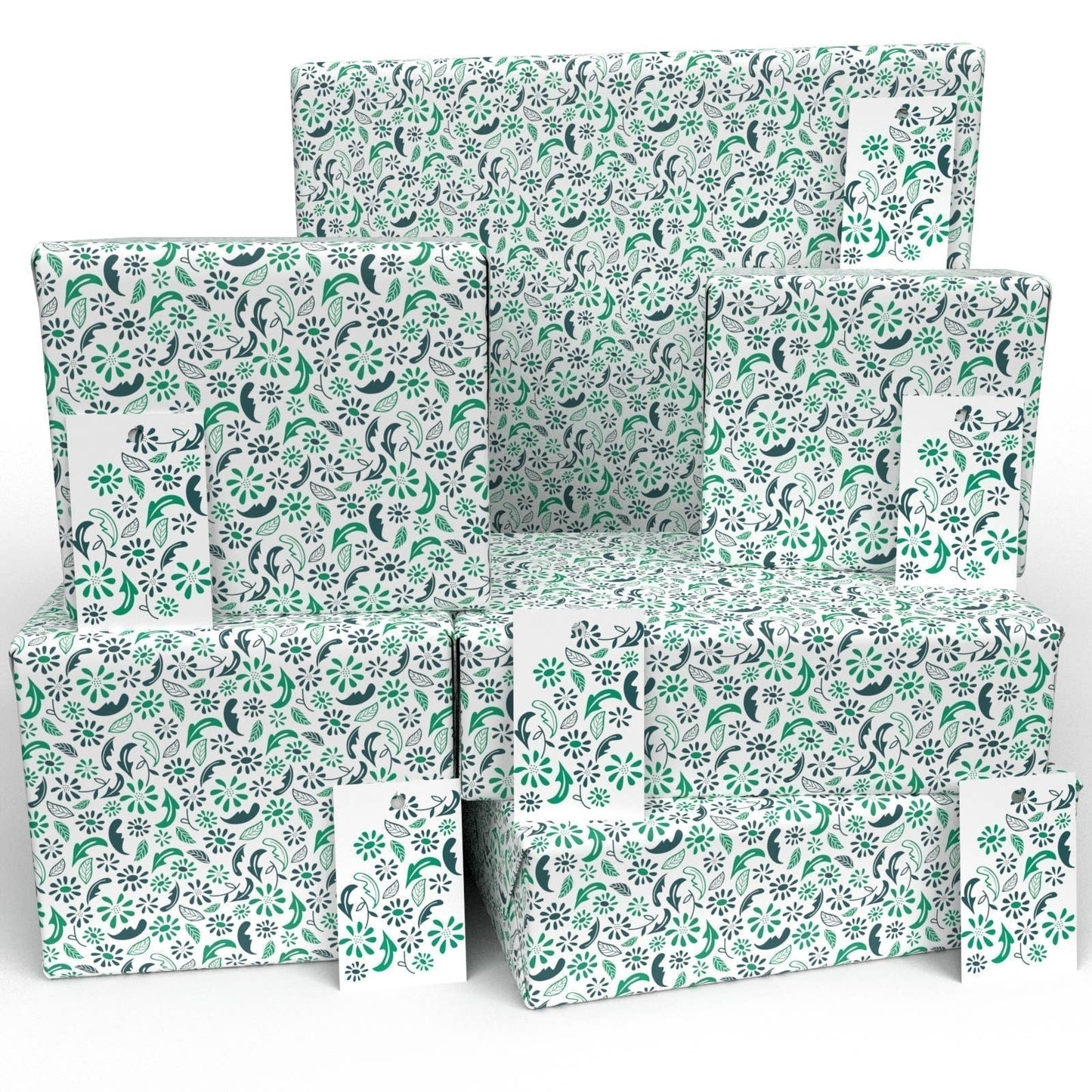 Vegan 100% Recycled Gift Wrap - Vegetables