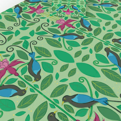 Vegan 100% Recycled Gift Wrap - Oil Bumble Bee