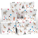 Children’s Vegan Wrapping Paper 100% Recycled - Jungle Animals