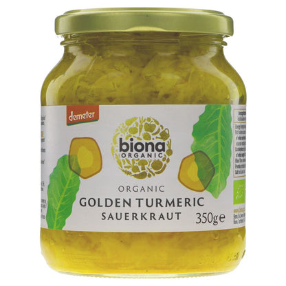 Biona Sauerkraut Golden Turmeric - 350g