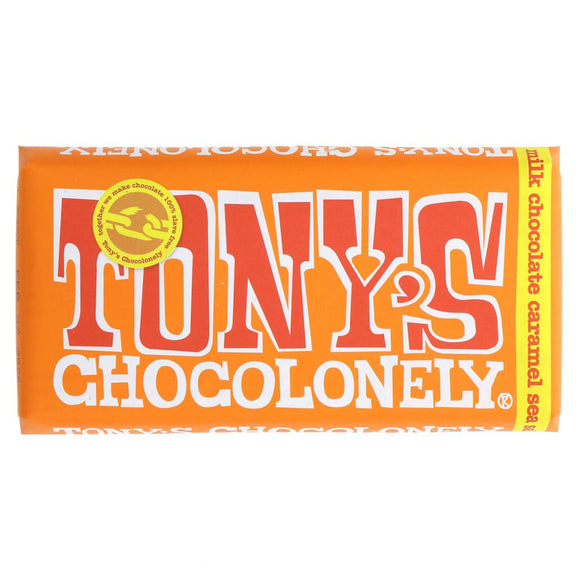 Tony's Chocolonely Milk Chocolate Caramel Sea Salt