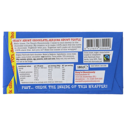 Tony's Chocolonely White Chocolate Raspberry Popping Candy