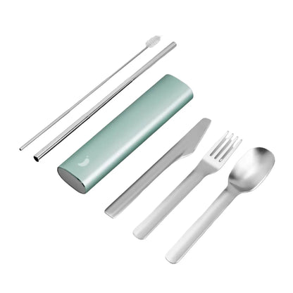 Chilly’s Stainless Steel Cutlery Set - Lichen Green