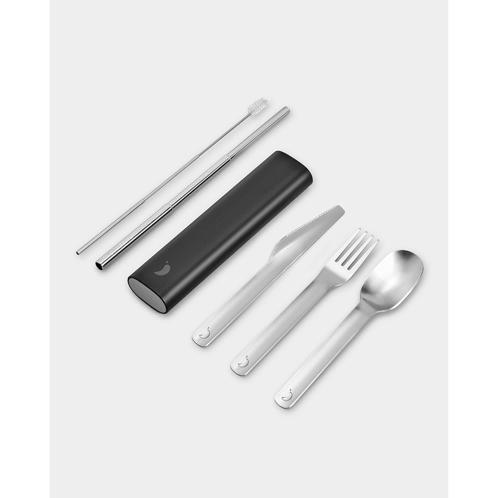 Chilly’s Stainless Steel Cutlery Set - Abyss Black