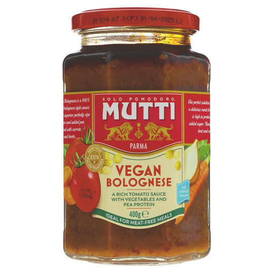 Mutti Vegan Bolognese Ragu Pasta Sauce - 400g