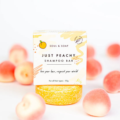 Just Peachy Solid Shampoo Bar