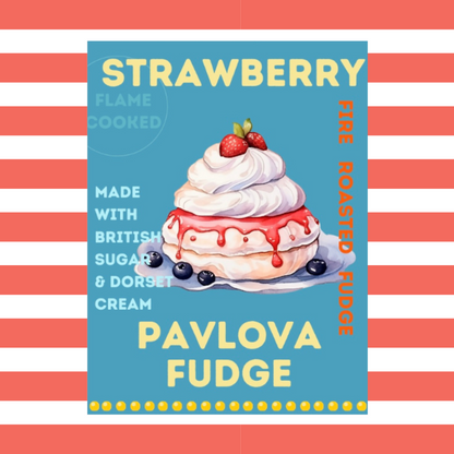 Strawberry Pavlova Fire Roasted Fudge