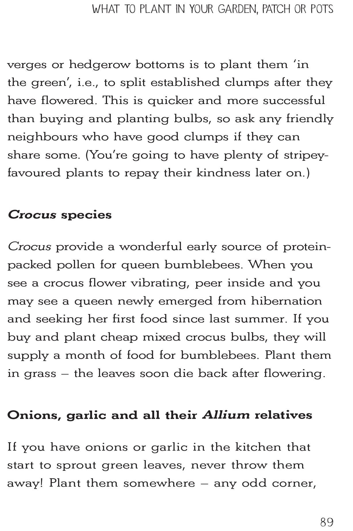 Plant Trees Sow Seeds Save the Bees