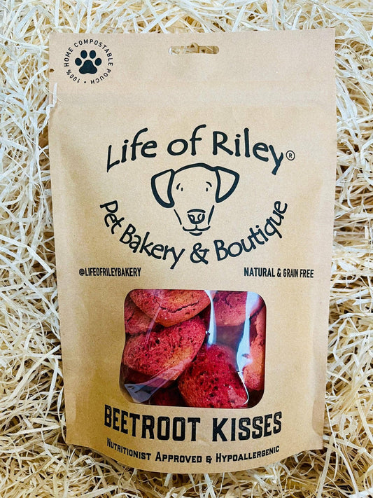 Life of Riley Beetroot Kisses Dog Treats