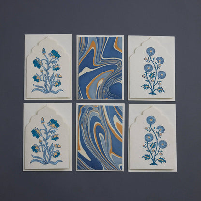 Sapphire Notecard Boxset of 6