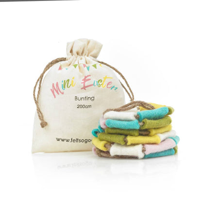 Handmade Felt Mini Easter Bunting Garland