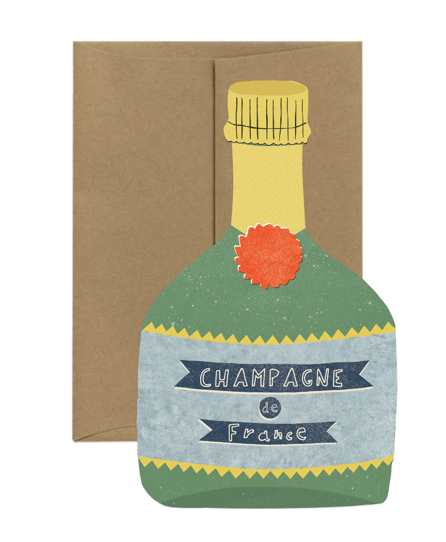 Le Champagne Greeting Card