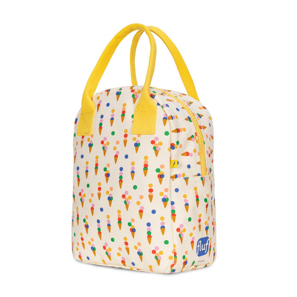 Fluf Zipper Lunch Bag Summer Cones