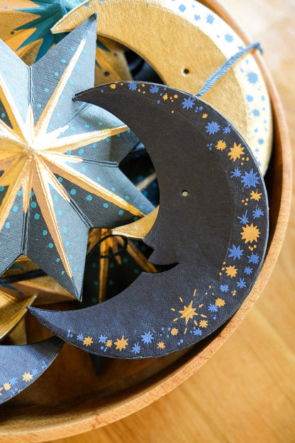Midnight Man on the Moon Board Decoration