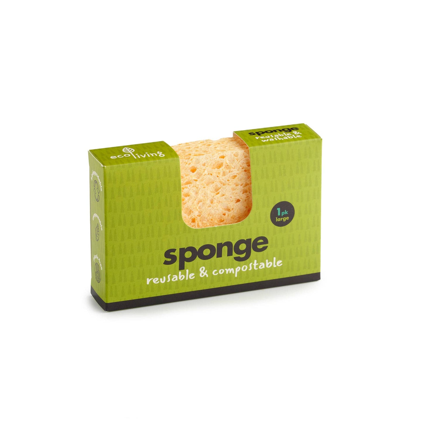 Compostable Sponge Wavy Duo - EcoLiving