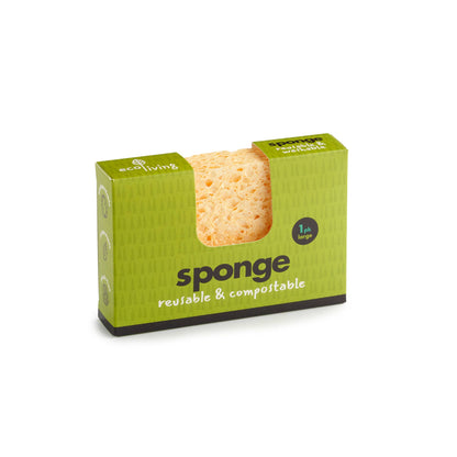Compostable Sponge Wavy Duo - EcoLiving
