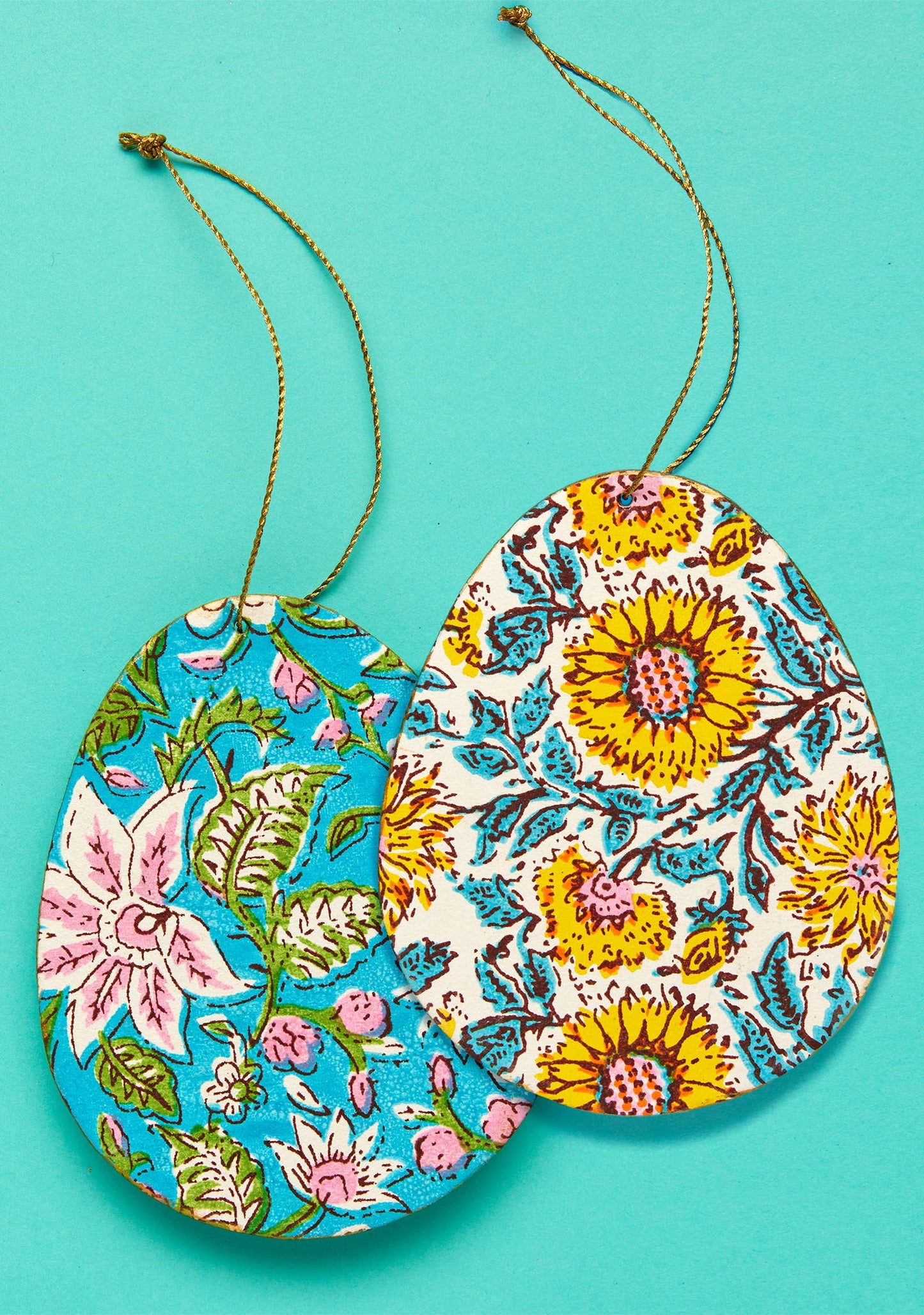 Hand Block Printed Egg Decoration