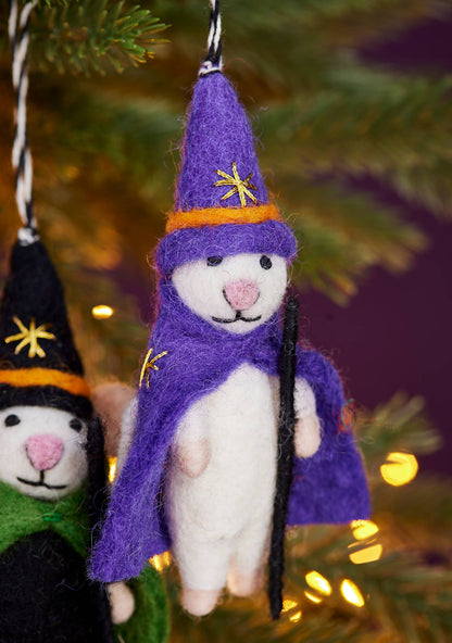 Felt Halloween Mouse Decoration