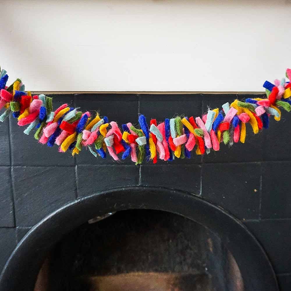 Fairtrade Hand Felted Confetti Garland