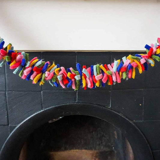 Fairtrade Hand Felted Confetti Garland
