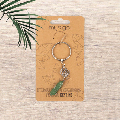 Healing Crystal Keychain