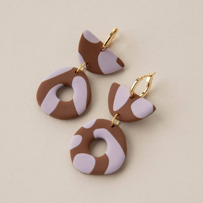 Anna Lilac + Chocolate Hoops