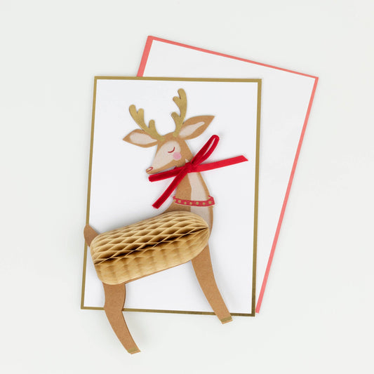 Reindeer Pop Up Card