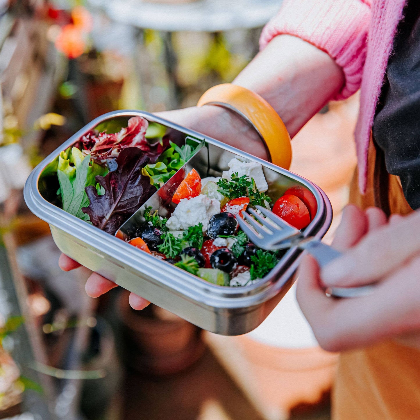 Clip & Seal Stainless Steel Lunchbox - Small / Medium /Large
