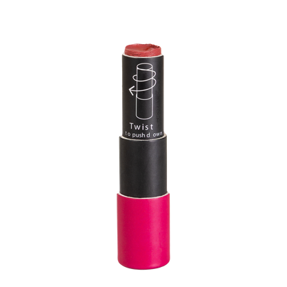 Plastic Free Matte Lipstick in Paper Tube - Redwood 02