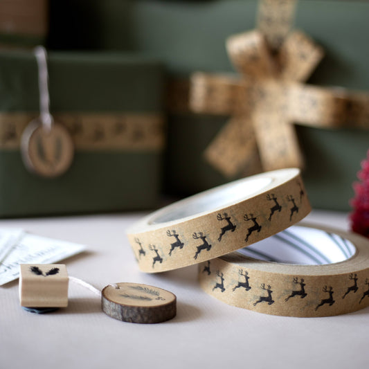 SW Coast  Christmas Paper Tape - Reindeer