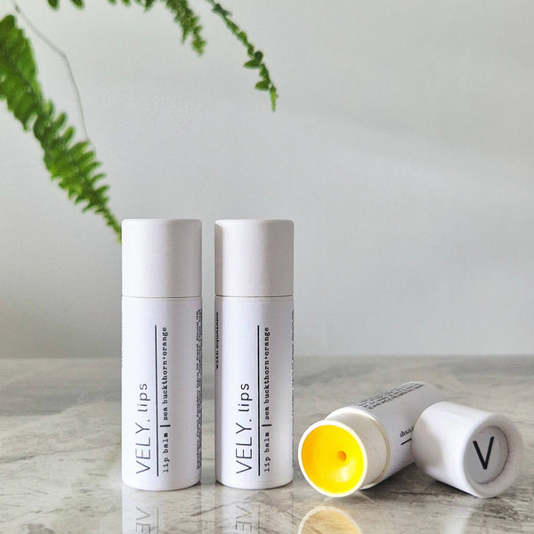 Natural Vegan Lip Balm - Sea Buckthorn + Olive Squalane