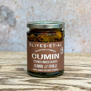 Cumin, Mint & Chilli Pitted Mixed Olives