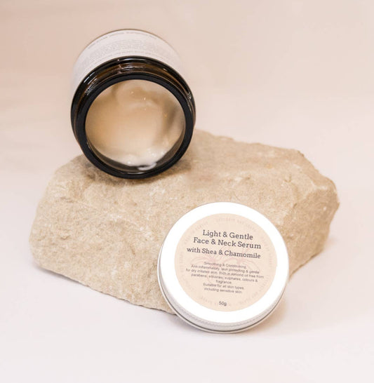 Light & Gentle Face & Neck Serum with Shea & Camomile