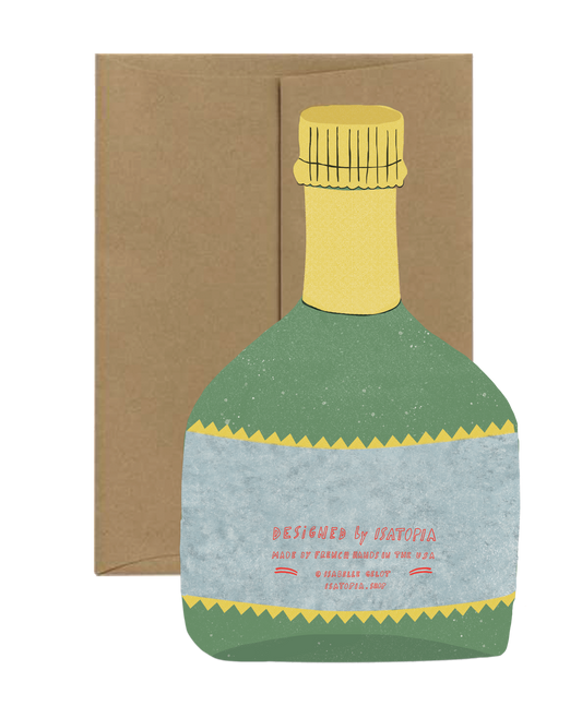 Le Champagne Greeting Card