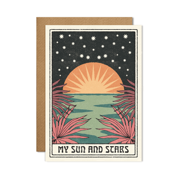My Sun and Stars Greeting Card