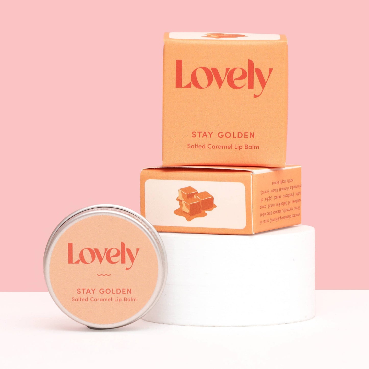 Lip Balm - Stay Golden - Salted Caramel