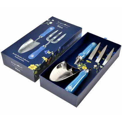 RHS British Meadow Trowel & Fork Set