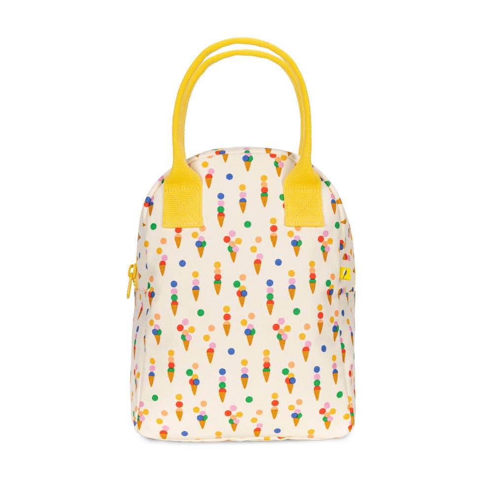 Fluf Zipper Lunch Bag Summer Cones