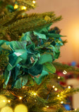 Recycled Sari Eco Tinsel - Pine Green