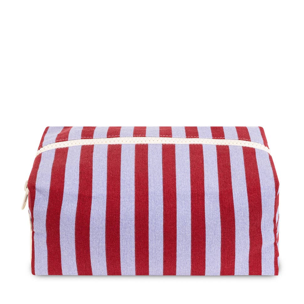 Fluf Traveller Bag - Awning Stripe Chili Pepper