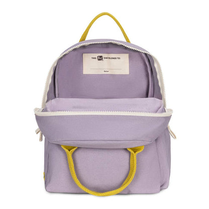 Fluf B Pack Jr Organic Cotton Kids Backpack Lavender