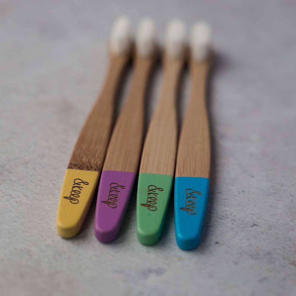 &Keep Children's Sustainable Bamboo Toothbrushes 4 Pack