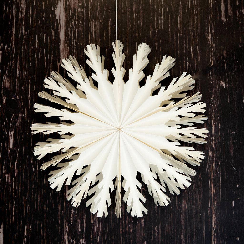 Forest Paper Snowflake Decoration - 28cm