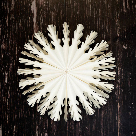 Forest Paper Snowflake Decoration - 28cm