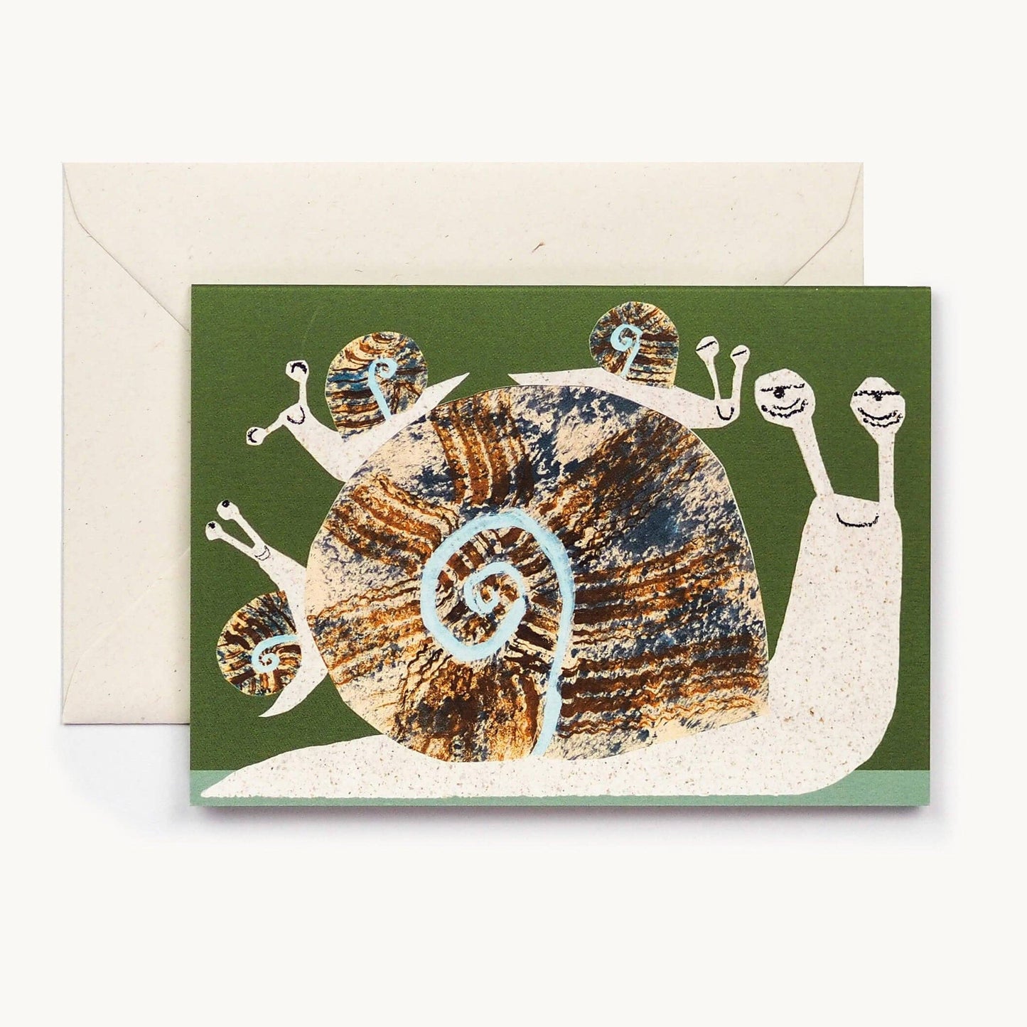 Snail Family Greeting Card