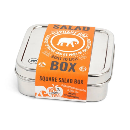 Elephant Box Square Salad Box 600ml