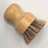 Wooden Pot Brush - Stiff Coir Bristle