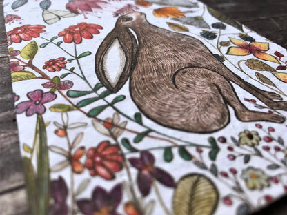 ‘Harriet Hare’ Plantable Blank Greeting Card